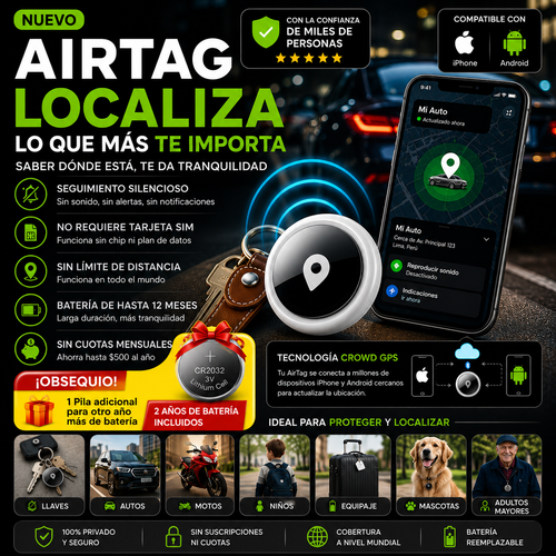 TrackGo™ - Localizador Inteligente para Android y Iphone