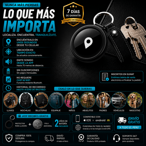 TrackGo™ - Localizador Inteligente para Android y Iphone