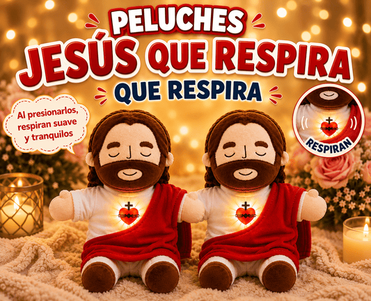 PELUCHE DE JESÚS QUE RESPIRA